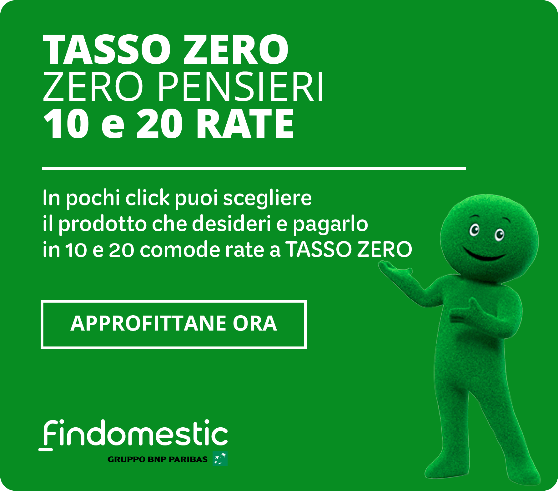 Findomestic Tasso 0