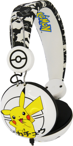 4Side Auricolare Cuffie Cablate Ad Archetto Fantasia Pokemon Pickachu  - PK0603