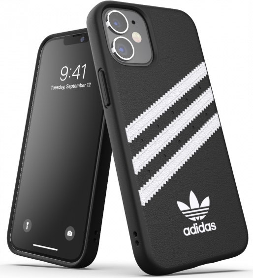 Adidas 42229 3-Stripes Custodia Per Cellulare 5.4" Cover Nero Bianco