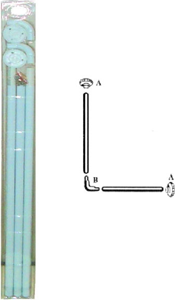 Aglaia 80X80 Tubo Tende Doccia 80+ 80 02616