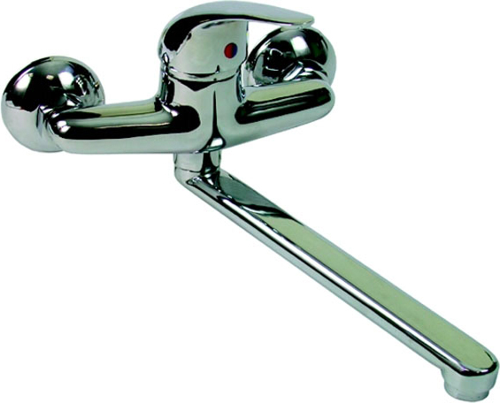 Aglaia KL-311F Miscelatore Bagno Lavabo Rubinetto Monocomando Parete Cromo 02439