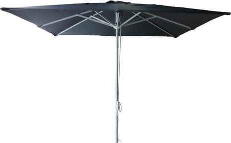 Amicasa Elegant Ombrellone da Giardino 3x3 mt AlluminioPoliestere Grigio