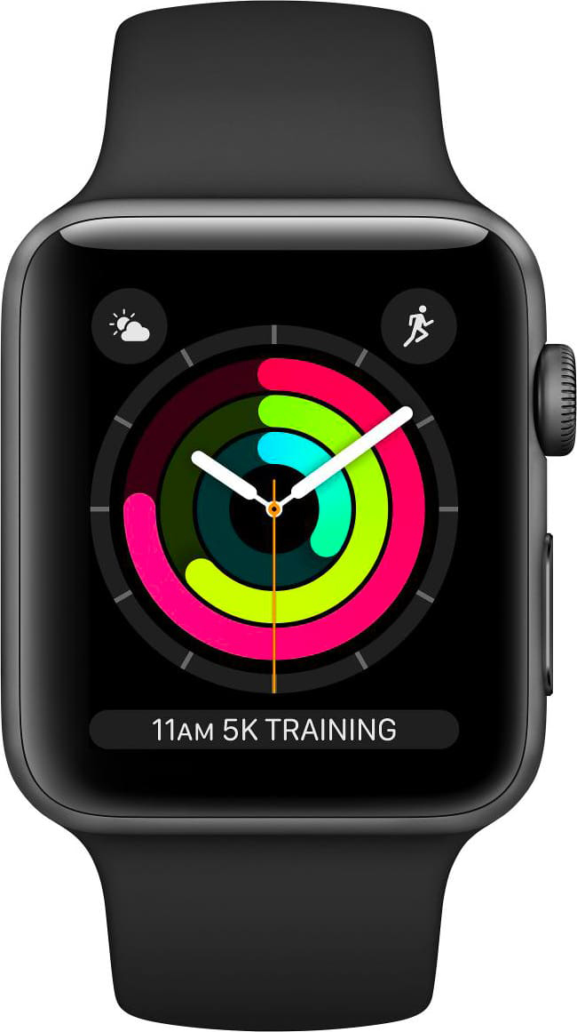 Apple MTF32QLA Watch Serie 3 Smartwatch OLED Cardio GPS Impermeabile watchOS 5
