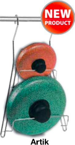 Artex 280348 Mensola Portacoperchi 24x7xh40 cm Artik Filo di metallo cromato