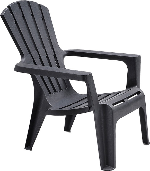 BICA HF807291-NERO Poltrona da Esterno Polipropilene 73x80x88 cm Nero Norimberga