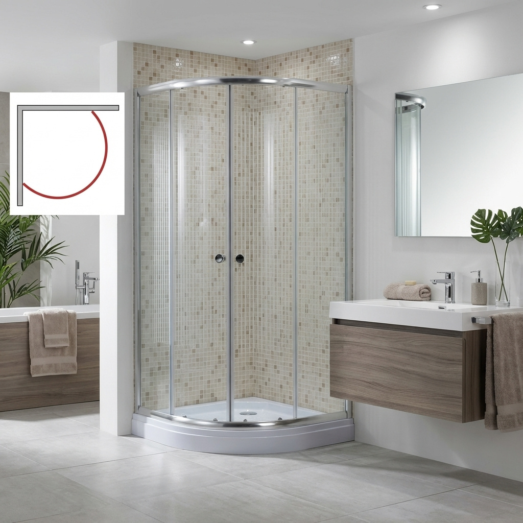 Brixo 443805 Box Doccia Giglio 80X80X190