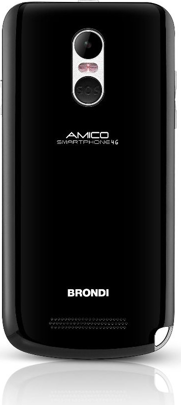 Brondi AMICOSMA4G Amico Smartphone 4G - Smartphone Dual Sim 5" 4 GB 5 Mpx Grigio