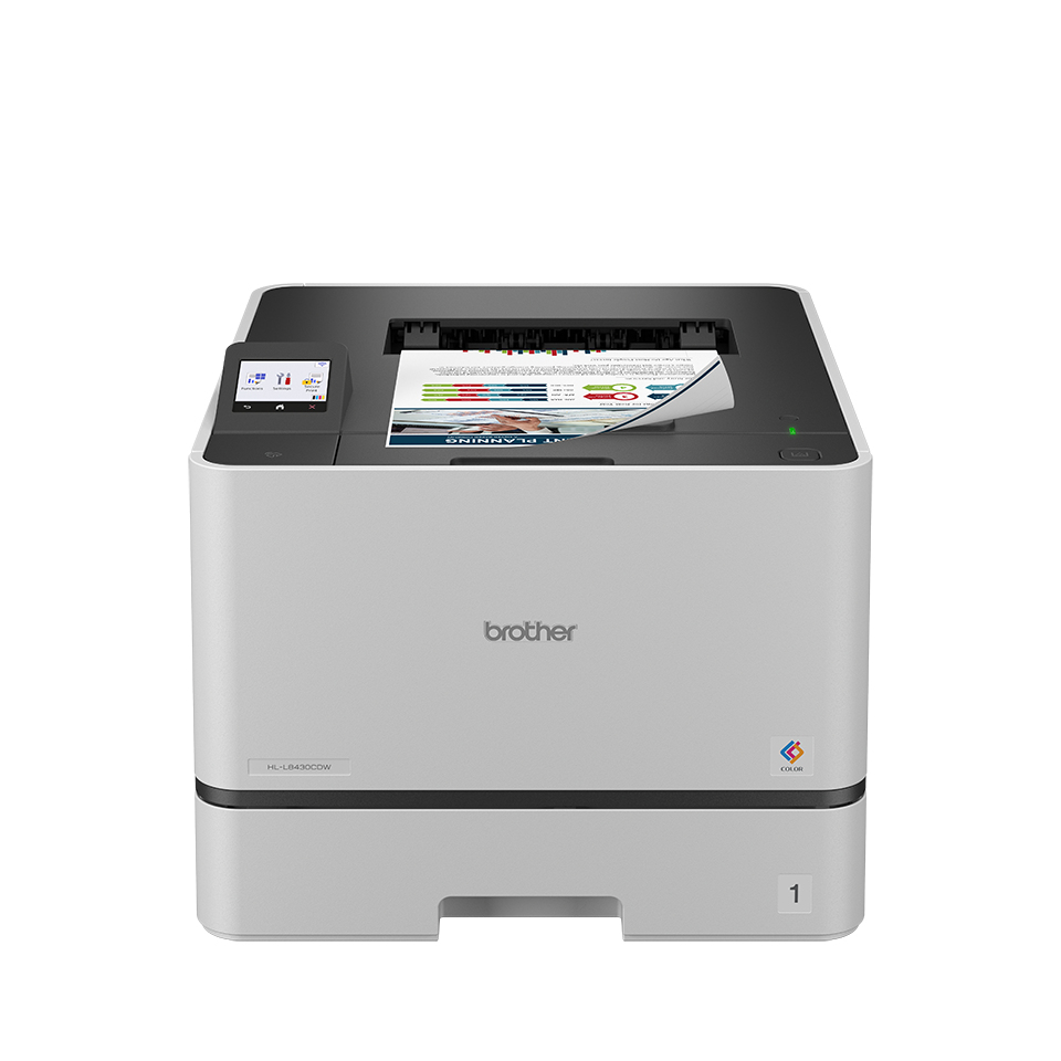 Brother HLL8430CDWRE1 Stampante Laser A4 a Colori Fronte Retro Wi-Fi Grigio HL-L8430CDW