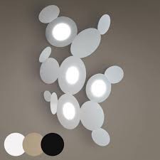 CATTANEO ILLUMINAZIONE 8614PA + LAMP WH Plafoniera a Soffitto 4 Luci Bianco Mickey