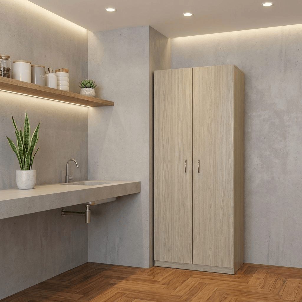 CTF 75 18 10 Armadio Portascope 2 Ante da InternoEsterno 5 Ripiani in Legno 72x36x186 cm