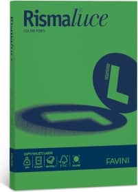 Cartotecnica Favini A66D313 Risma Carta A3 300 Fogli colore Verde Rismaluce