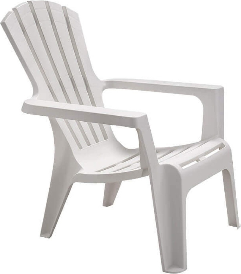 BICA HF807291-BIAN Poltrona da Esterno Impilabile Polipropilene 73x80x88 cm Bianco Norimberga