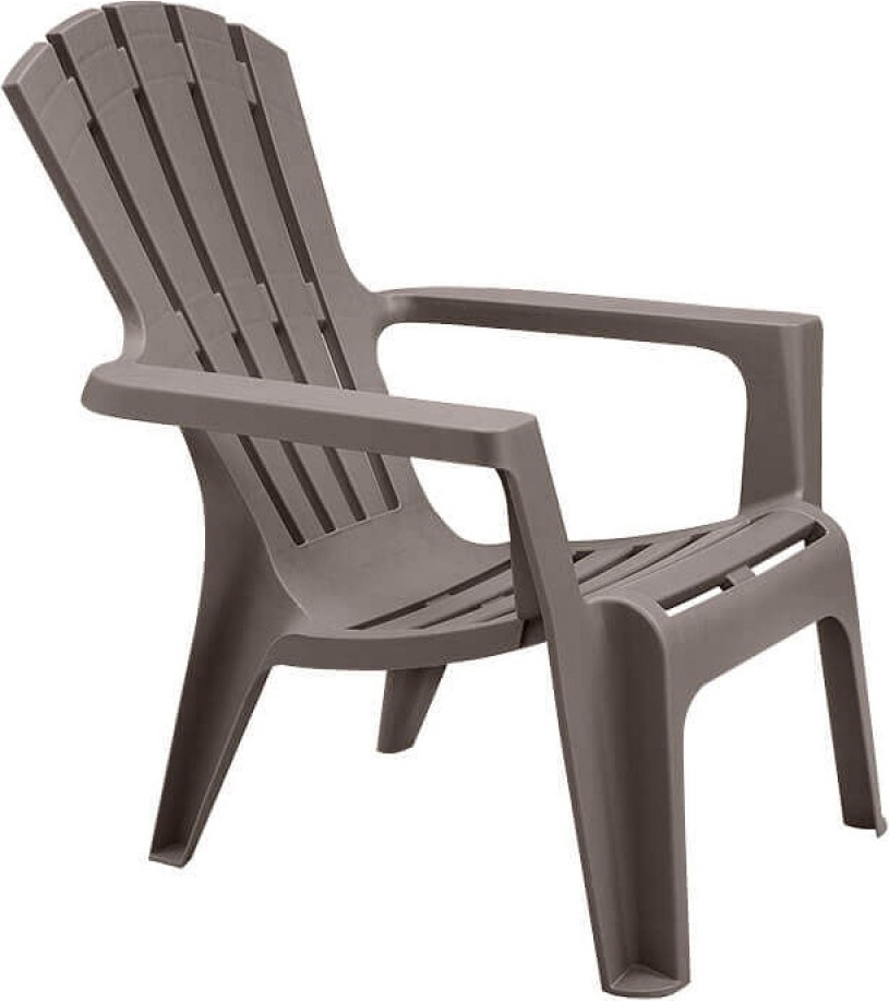 BICA HF807291-TAUP Poltrona da Esterno Impilabile Polipropilene 73x80x88 cm Taupe Norimberga