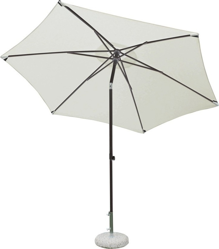 VivaGarden OM806082-IVRY Ombrellone da Giardino 3x3 mt AlluminioPoliestere Verde - Principe