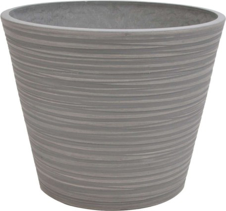 VivaGarden VA801017-ANTR Vaso Grande Cetara in Fibra sintetica cm � 41x33,3 Antracite