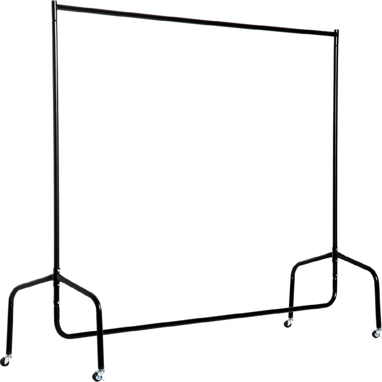 DecHome 30006 Stender Rella Porta Abiti con 4 Rotelle in Ferro 150x60x150cm