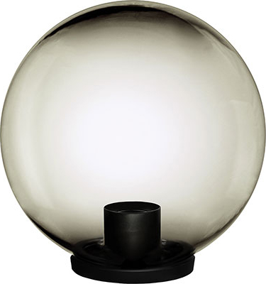 DecHome 163h209 Lampione Globo Fume cm 20 Volt 230 MaxWatt 40 E27