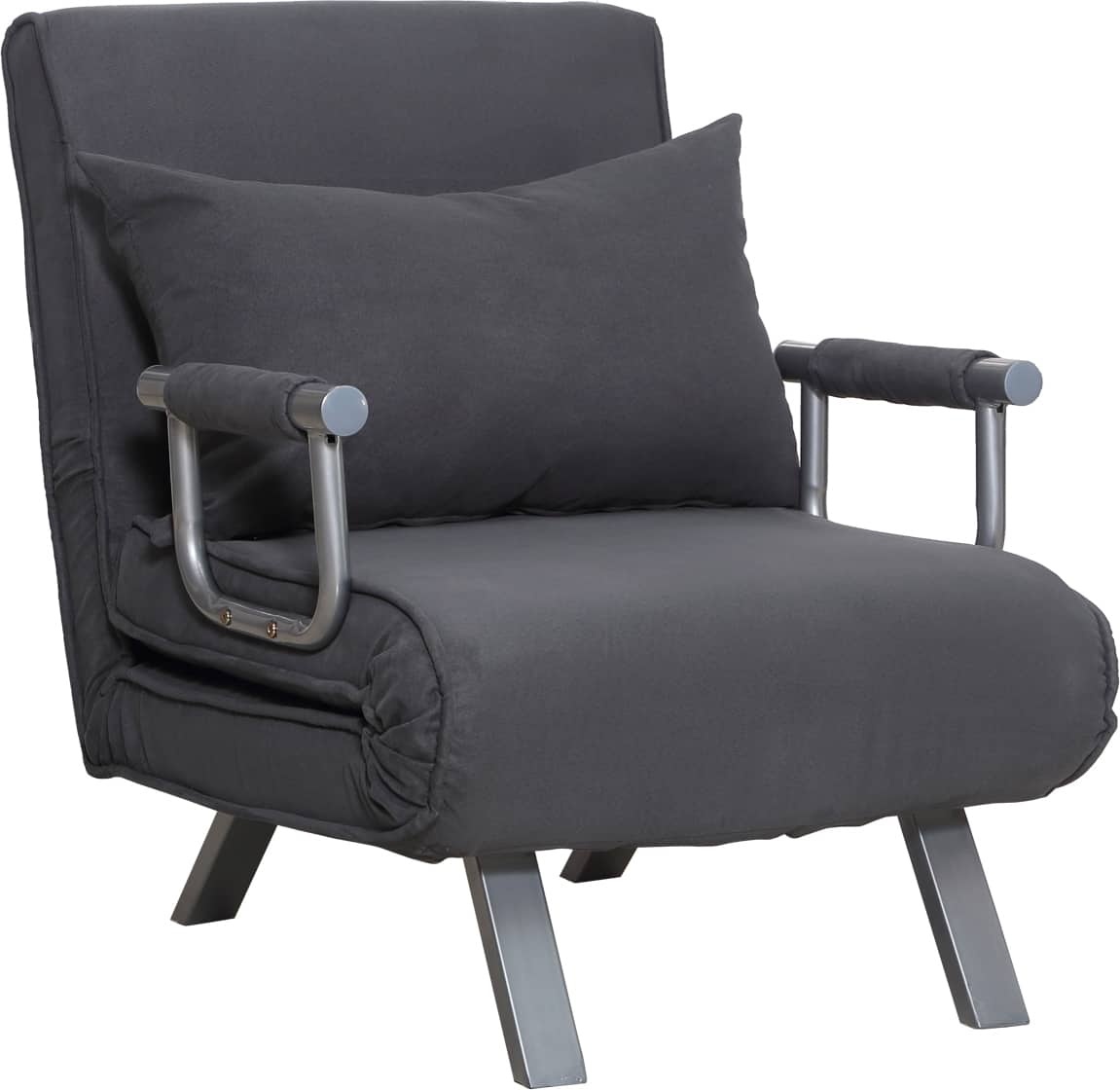 DecHome 833040 Poltrona Letto Trasformabile Rivestimento Microfibra