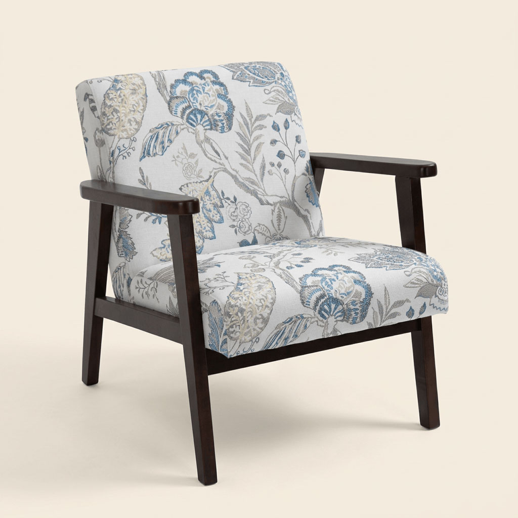 DecHome 835D88 Poltrona Vintage in Tessuto 68,5x78,5x75 Multicolore