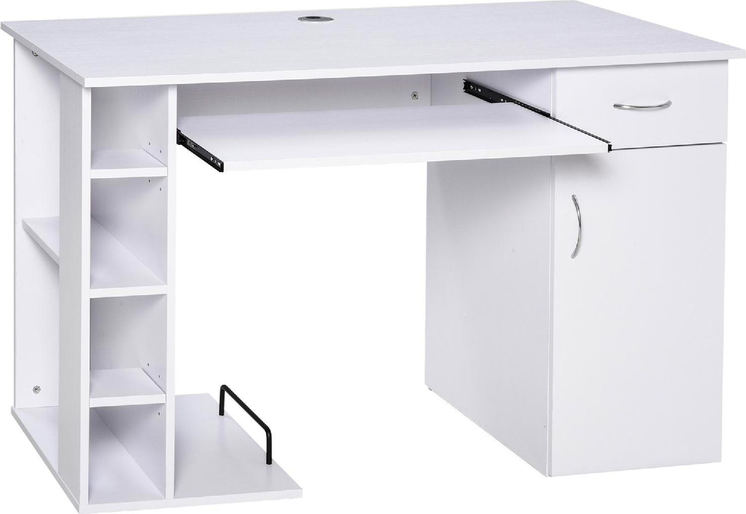DecHome 5D001DV01GT Scrivania Moderna 120x60x74 cm Bianco