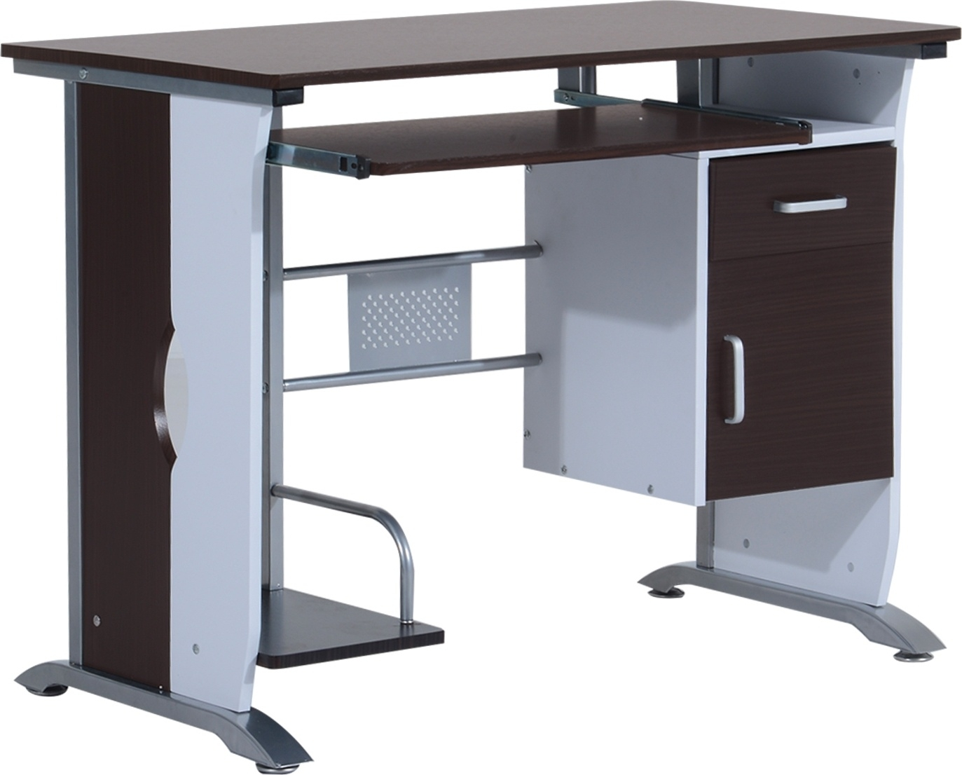 DecHome 5D0015 Scrivania Moderna 100x52x75 cm Noce