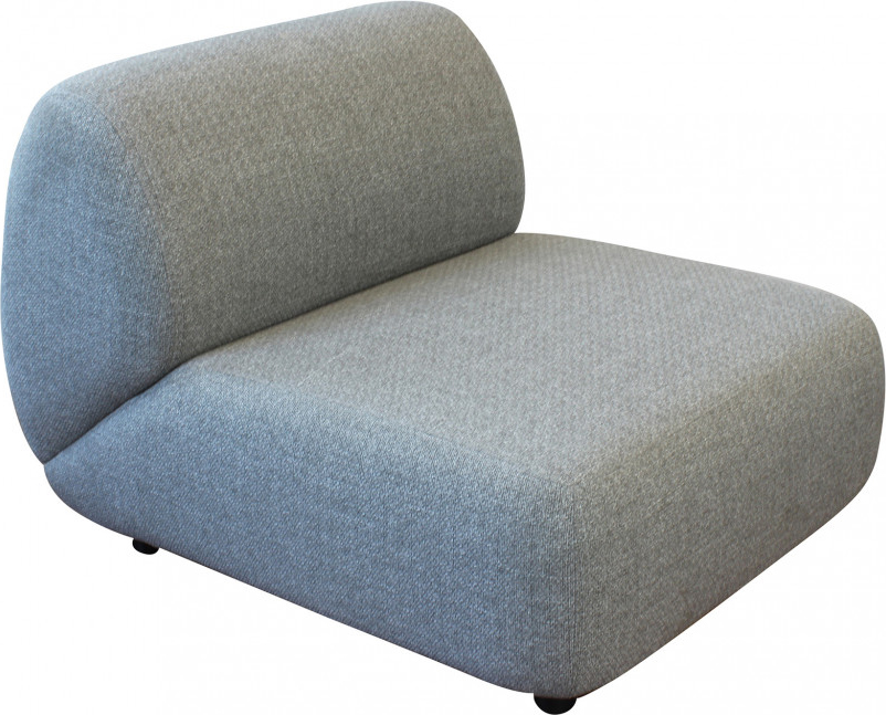 VivaGarden AT804278 Poltrona da Esterno AlluminioPoliestere 112x94x76 cm Grigio