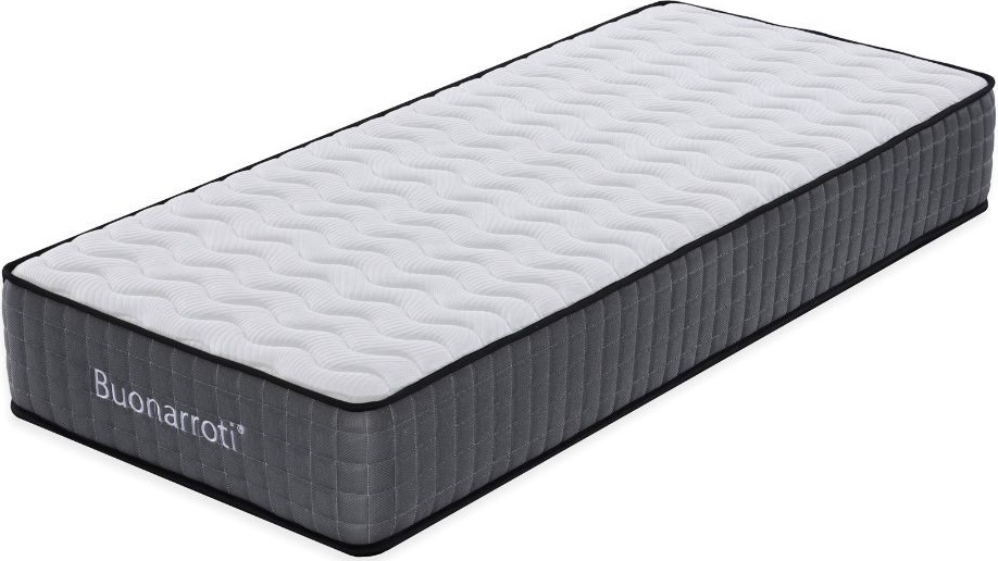 DecHome BALTO80 Materasso Singolo Memory Foam Molle Insacchettate 80x190x25 cm H3