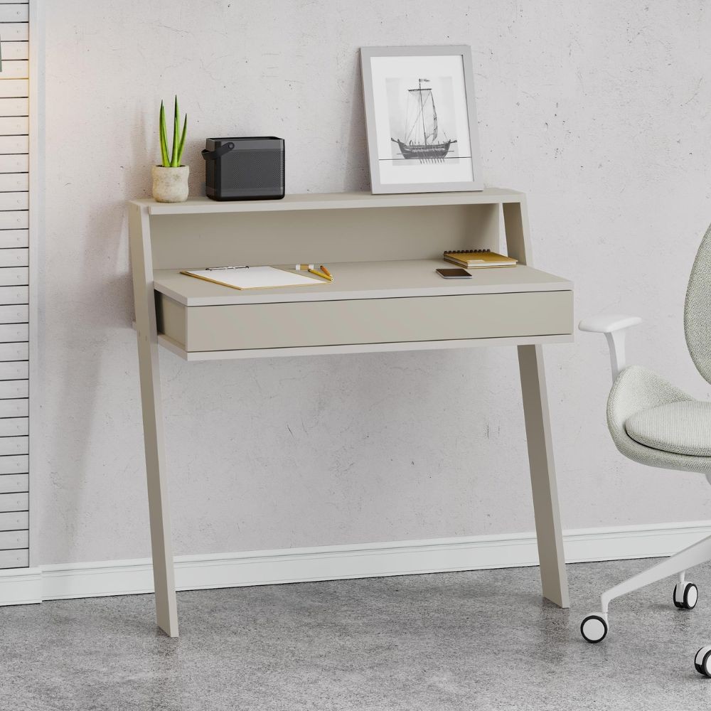 DecHome COWORKSAND Scrittoio Moderno 94x50x91 cm colore Cashmere - Cowork