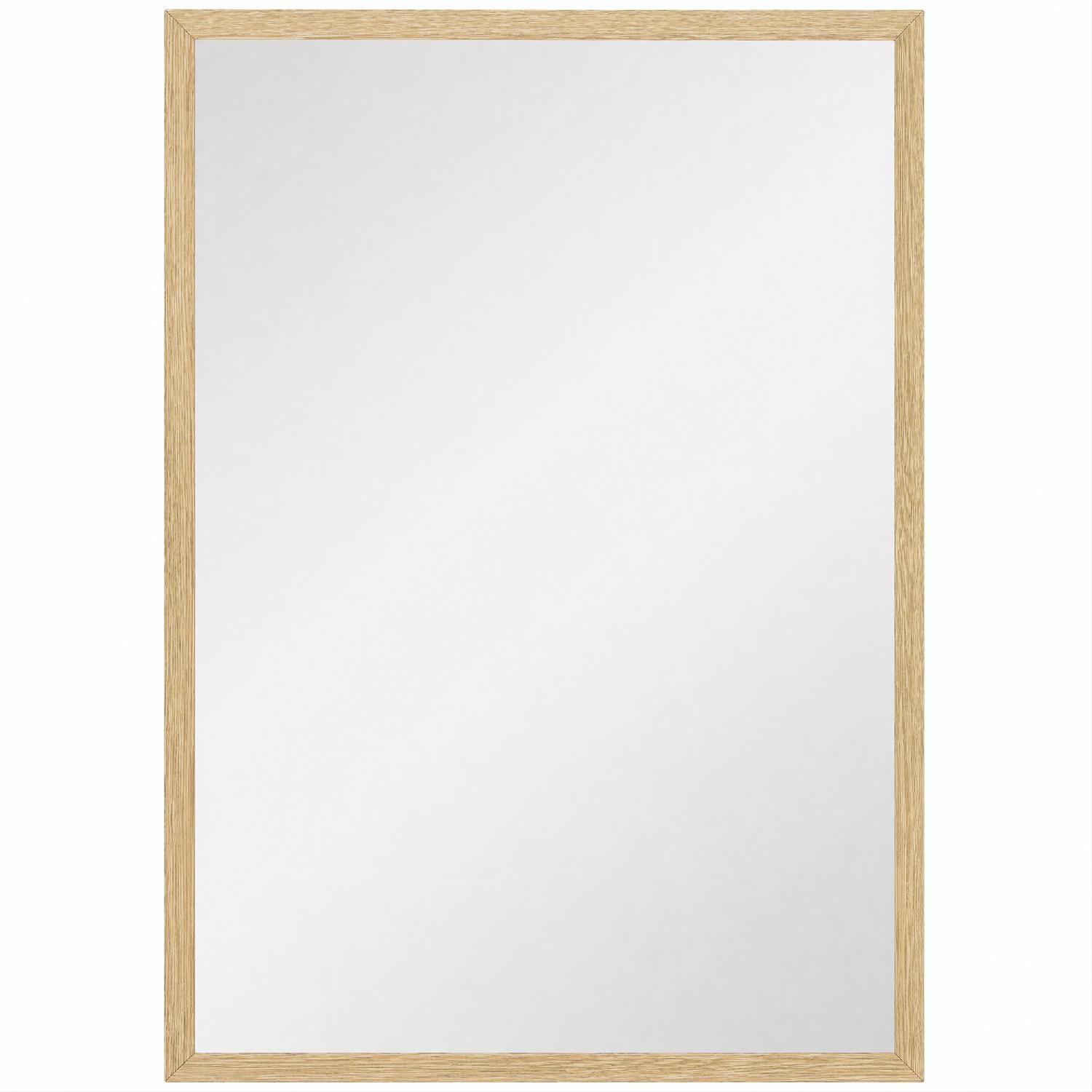 DecHome F5964ND Specchio Bagno Rettangolare 50x70 cm colore Legno