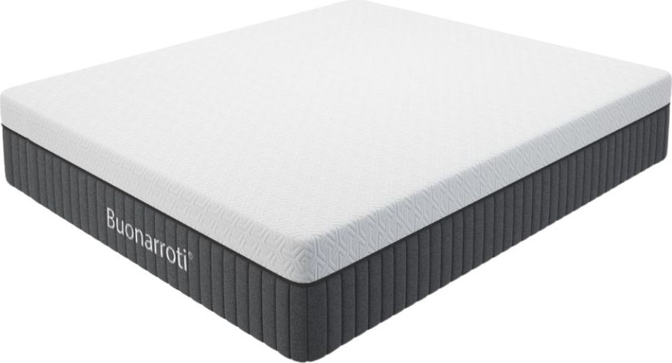 DecHome FENICE140 Materasso Francese Memory Foam 140x190x25 cm Ergonomico Antiacaro