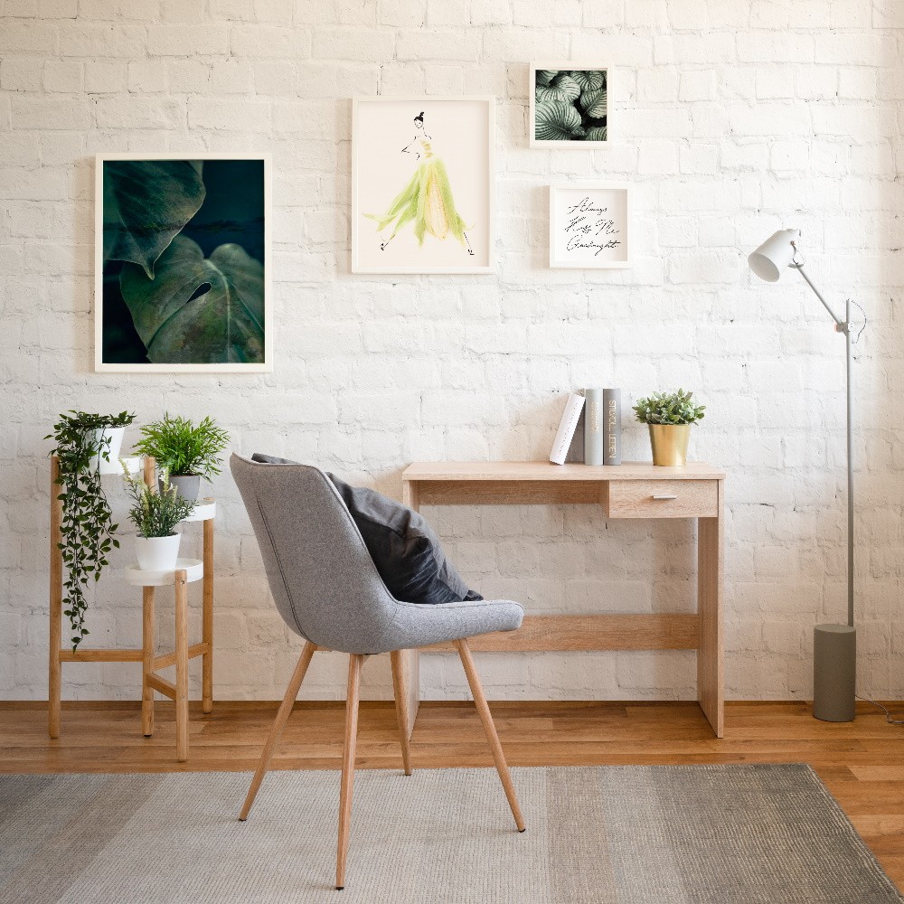 DecHome FRITZ30 Scrittoio Moderno 89x40x74 cm colore Rovere - Fritz