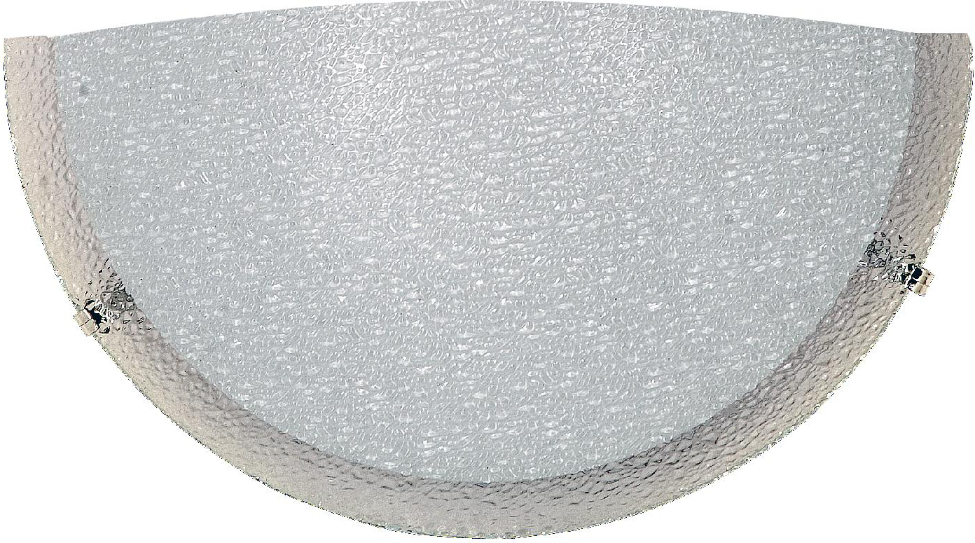 DecHome GAIAAP Set 4 Applique Parete 1XE27 Metallo Bianco Graniglia Gaia