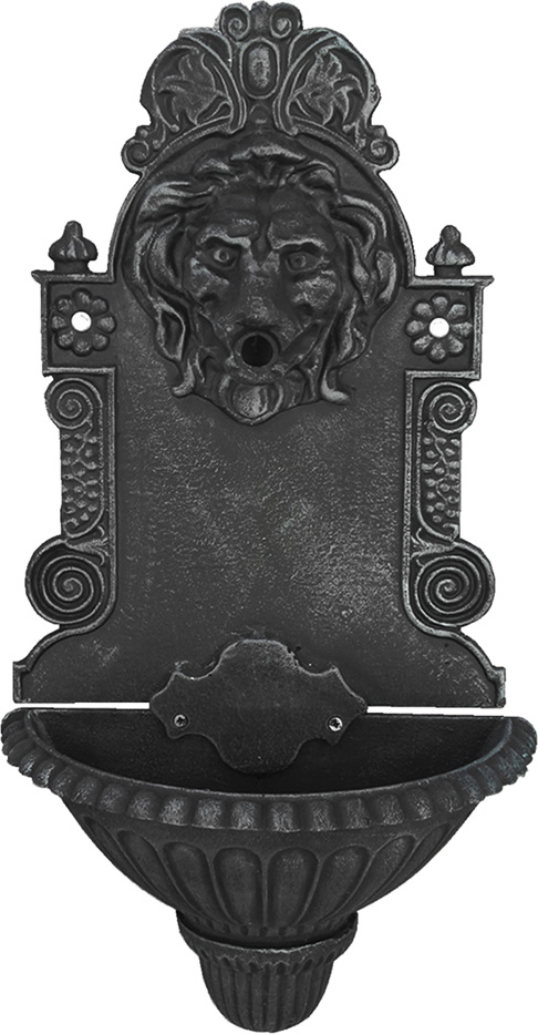 VivaGarden HS-W-21 19 KG Fontana a Parete Modello Leone Antracite � Foro 20 Mm.