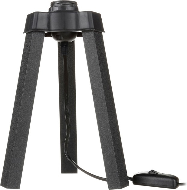 DecHome MDL4769 Lampada da Tavolo Treppiede Mdf Attacco E27