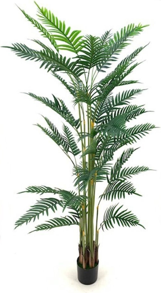 DecHome PALMAARECA180 Pianta Artificiale con Vaso Palma Areca 180 cm