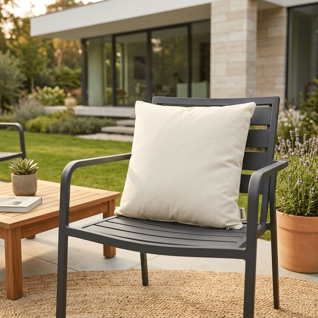 VivaGarden SOFTYECRU50 Cuscino softy ecr� 50x50 cm tessuto misto cotone con imbottitura