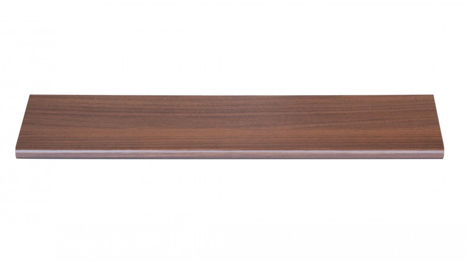 Decorlegno 34121 Set 5 Mensole in Truciolare Amica 100 x 25 x 2,5 Noce