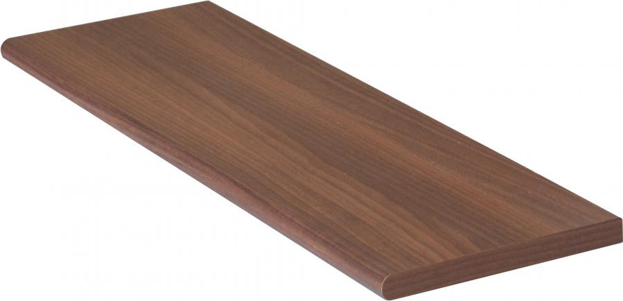 Decorlegno 34221 Set 5 Mensole in Truciolare Amica 120 x 25 x 2,5 Noce