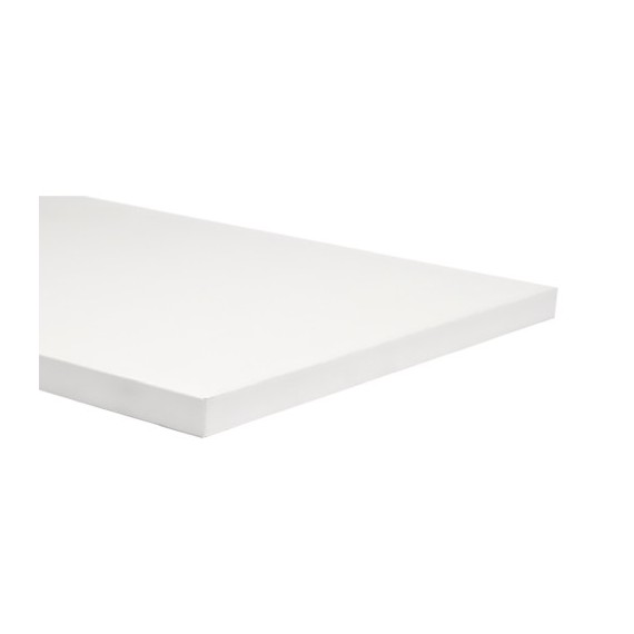 Decorlegno 40423 Set 5 Mensole in Truciolare Ecopan 100x50x1.8 Bianca