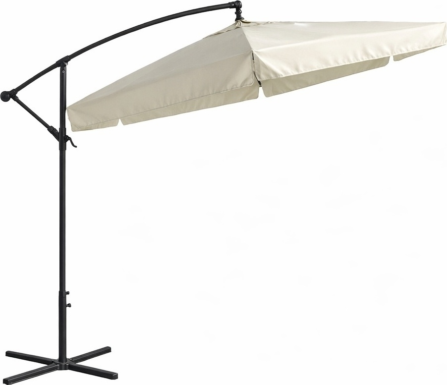 Domus Banana Ombrellone da Giardino Decentrato 3x3 mt MetalloPoliestere Ecr�