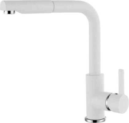 ELLECI MGKC0268 Miscelatore Cucina Doccetta estraibile Monocomando Bianco