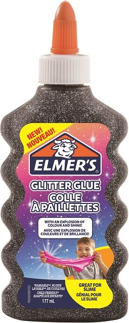 Elmers 2109501 Colla Glitterata Nera 177 ml