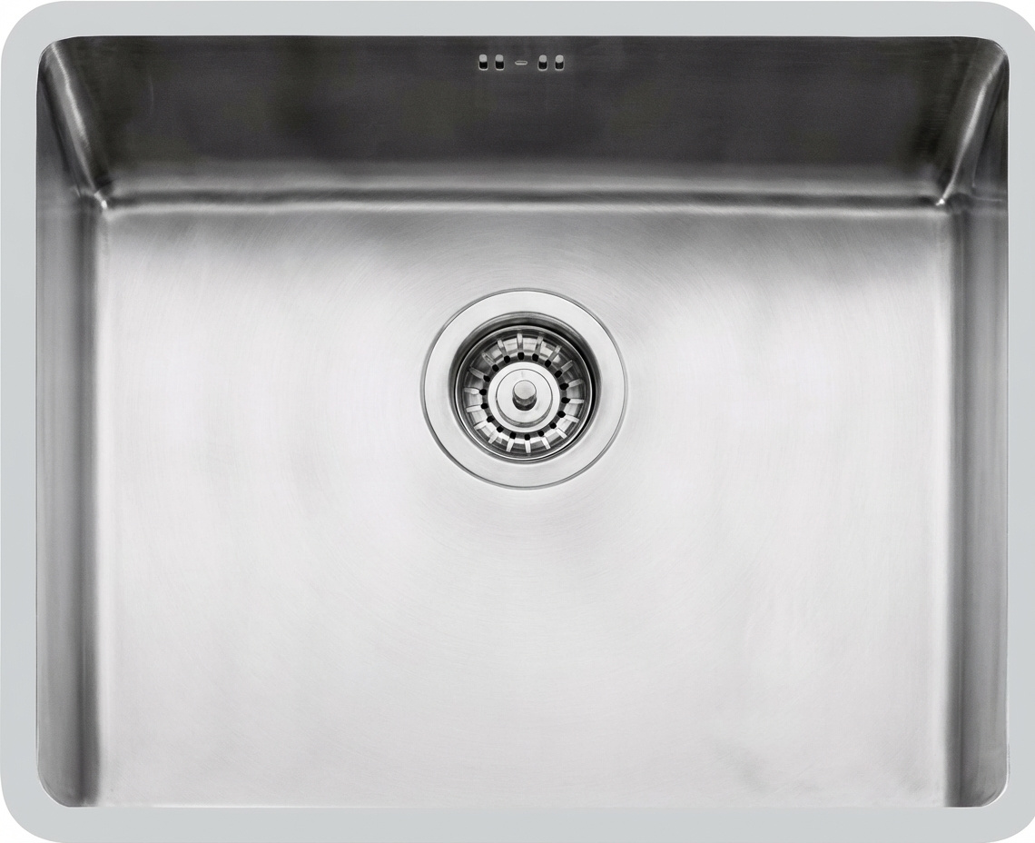 FOSTER 2155850 Lavello Cucina Incasso Sottotop 1 Vasca 50 cm Acciaio  KE R15