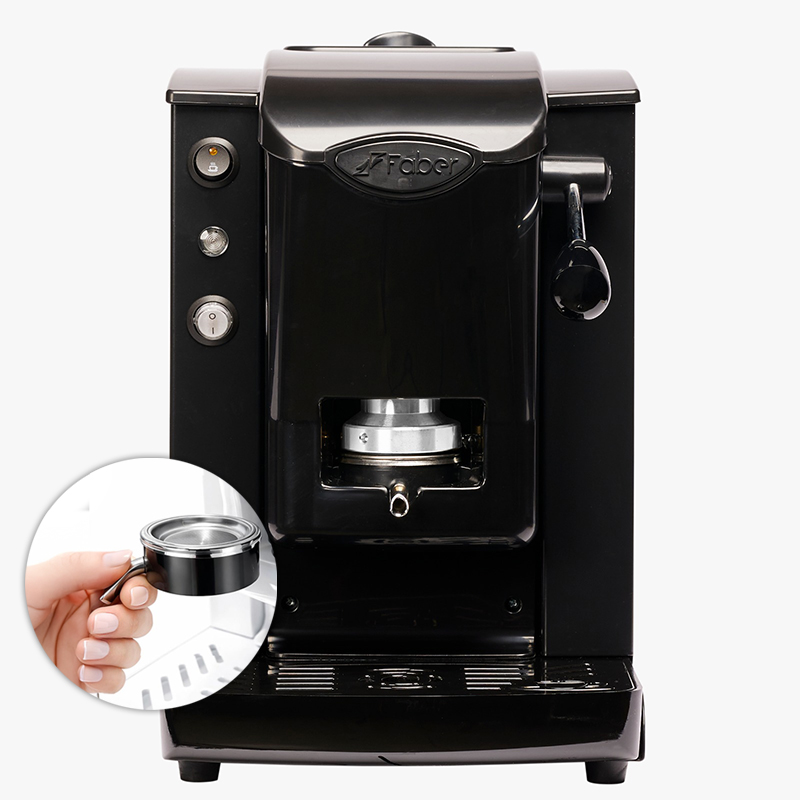 Faber SPNERNLT2.1 Slot Plast Lite 2.1 Macchina Caff� a Cialde Espresso Manuale Nero
