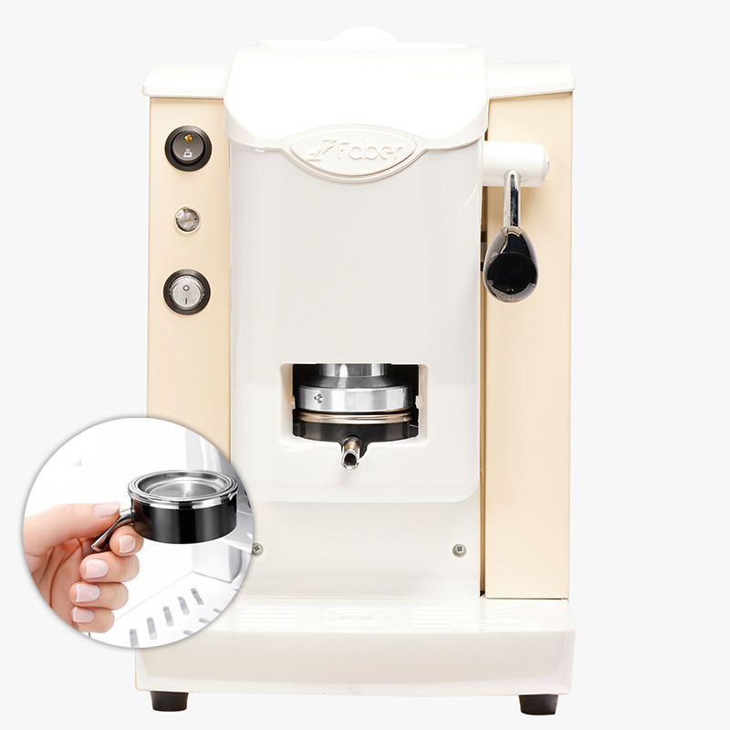 Faber SPSABBLT2.1 Slot Plast Lite 2.1 Macchina Caff� a Cialde Espresso Manuale SabbiaBianco