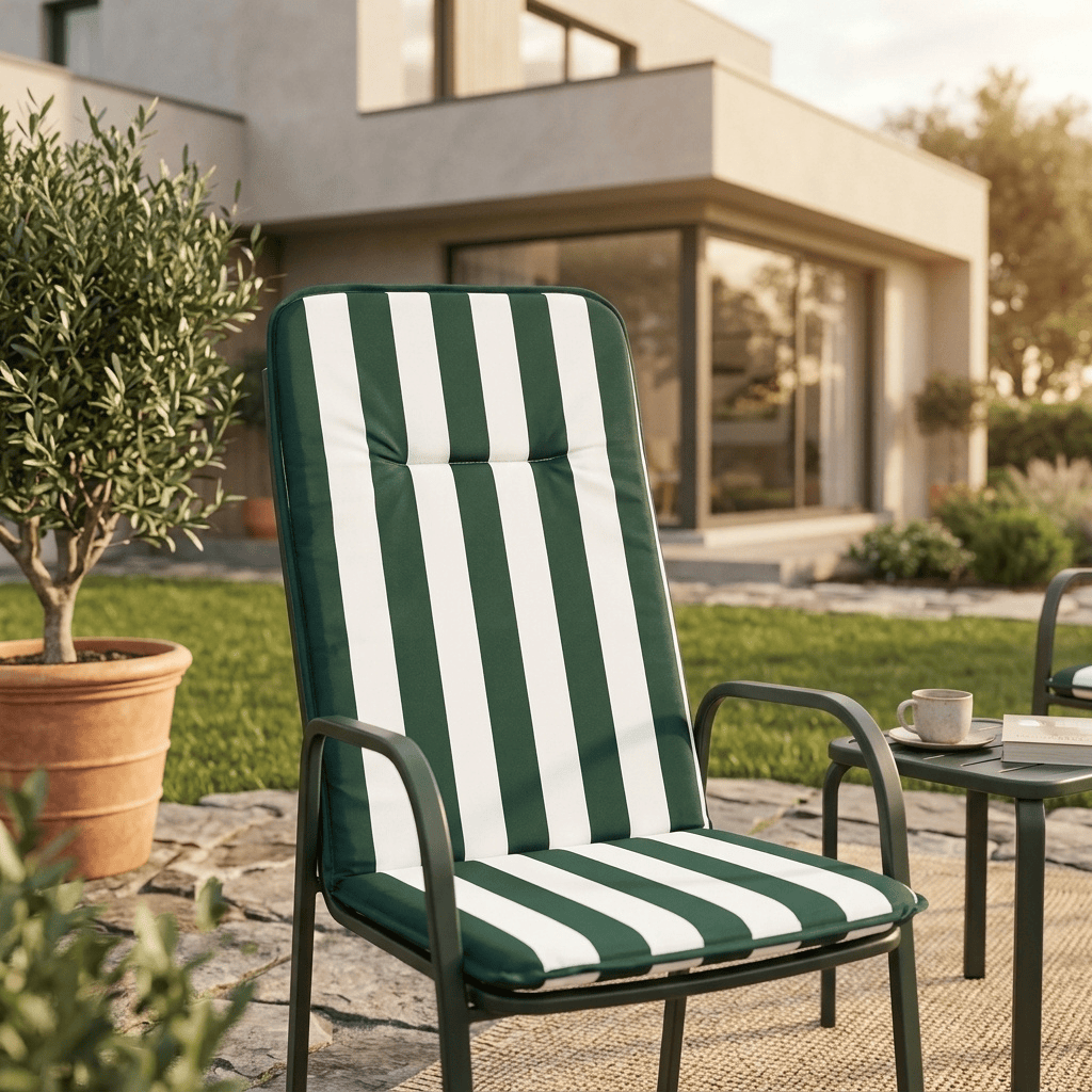 Fabotex G100D.4 Cuscino Schienale Alto da Giardino 116�x 48�x 2.5�cm Tortora