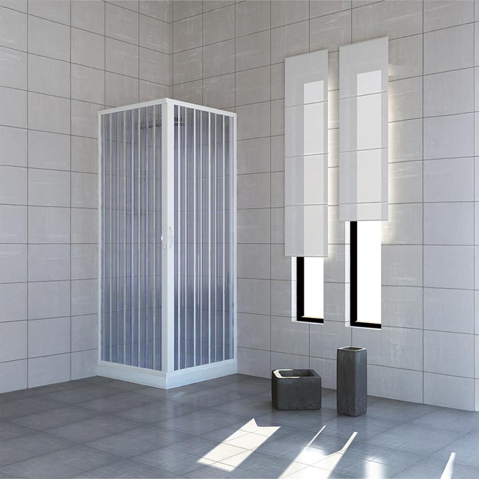 Fluxy BACQ2CONCC28080 Box Doccia a Due Porte Nilo cm 80x80 H 185