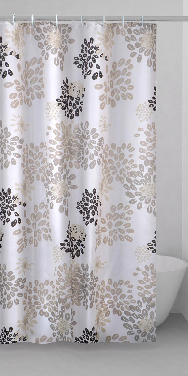 GEDY TTE 1302 2430 Tenda Doccia poliestere 240x200 cm Bianco  Marrone  G.Caff�