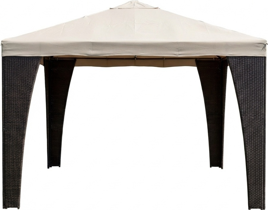 Giardini del Re Top Copertura Legno 3x3 Beige Telo Gazebo 3x3 Copertura Telo Top in Poliestere colore Beige