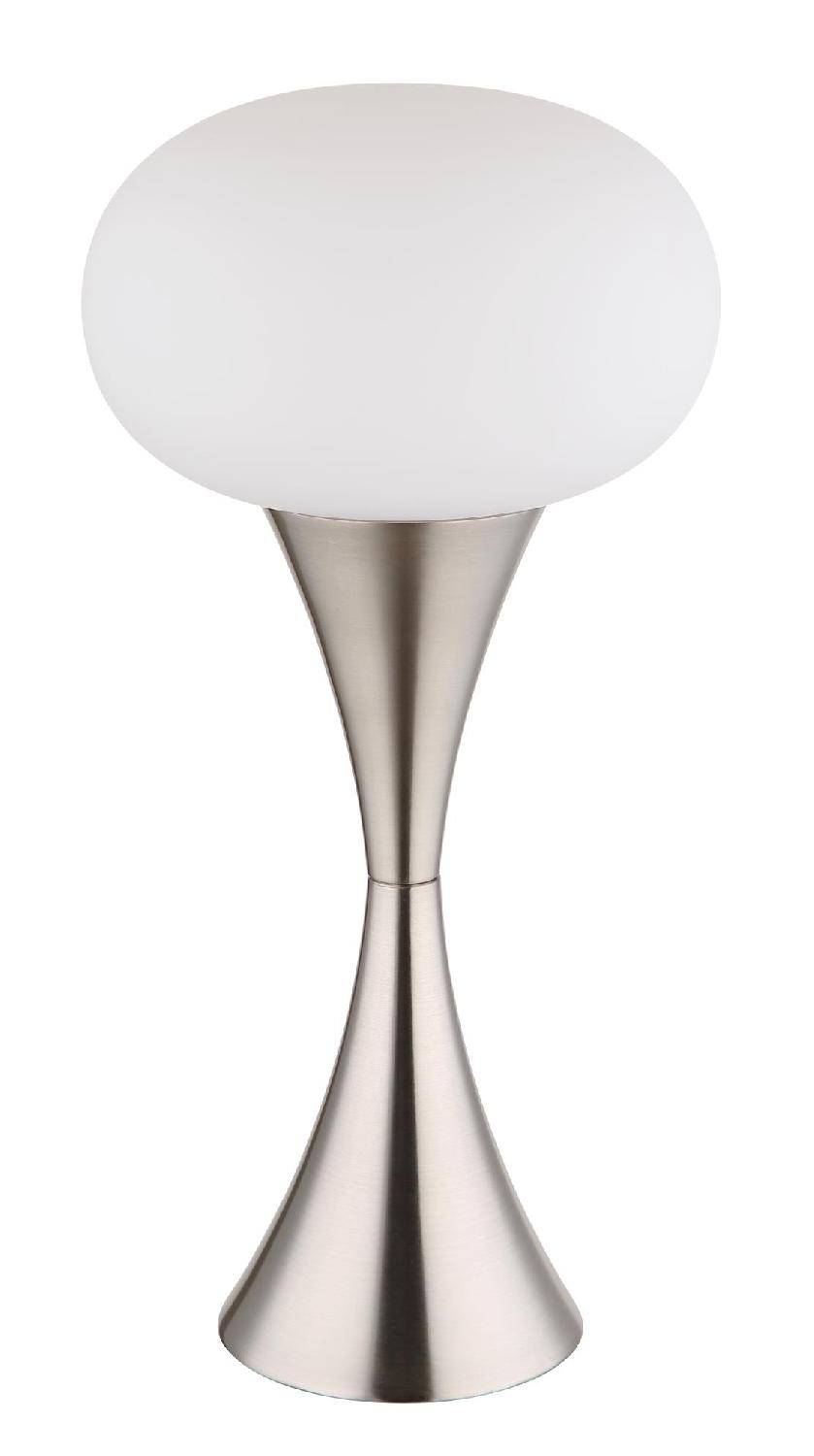 GLOBO LIGHTING 21027N Lampada Da Tavolo Moderna Vetro Metallo E14 �18x36,9 cm